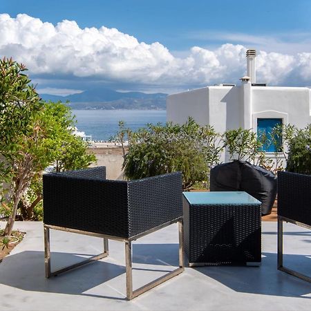 Just Blue With Amazing Sea Views In Piso Livadi Villa Luaran gambar