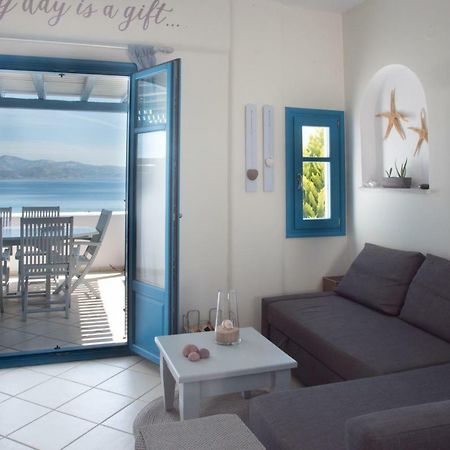 Just Blue With Amazing Sea Views In Piso Livadi Villa Luaran gambar