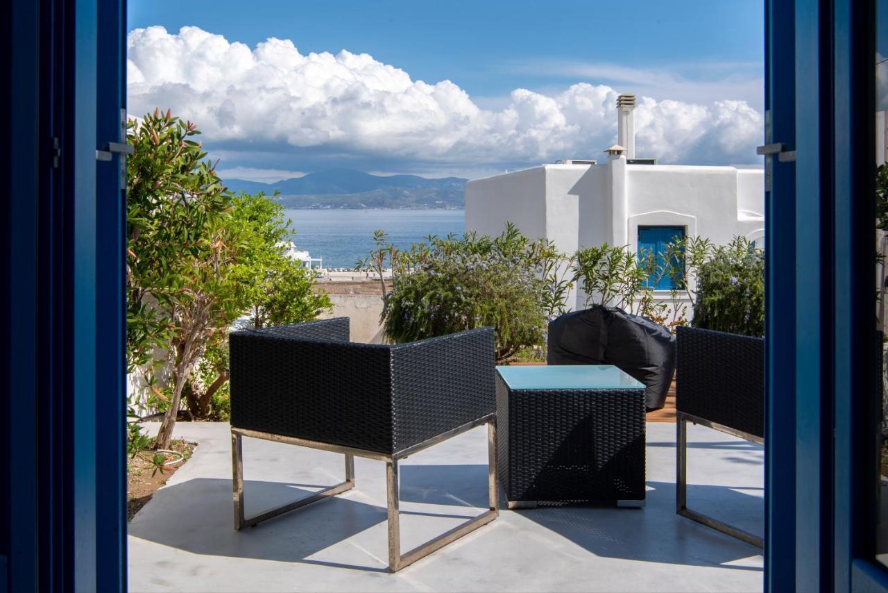 Just Blue With Amazing Sea Views In Piso Livadi Villa Luaran gambar