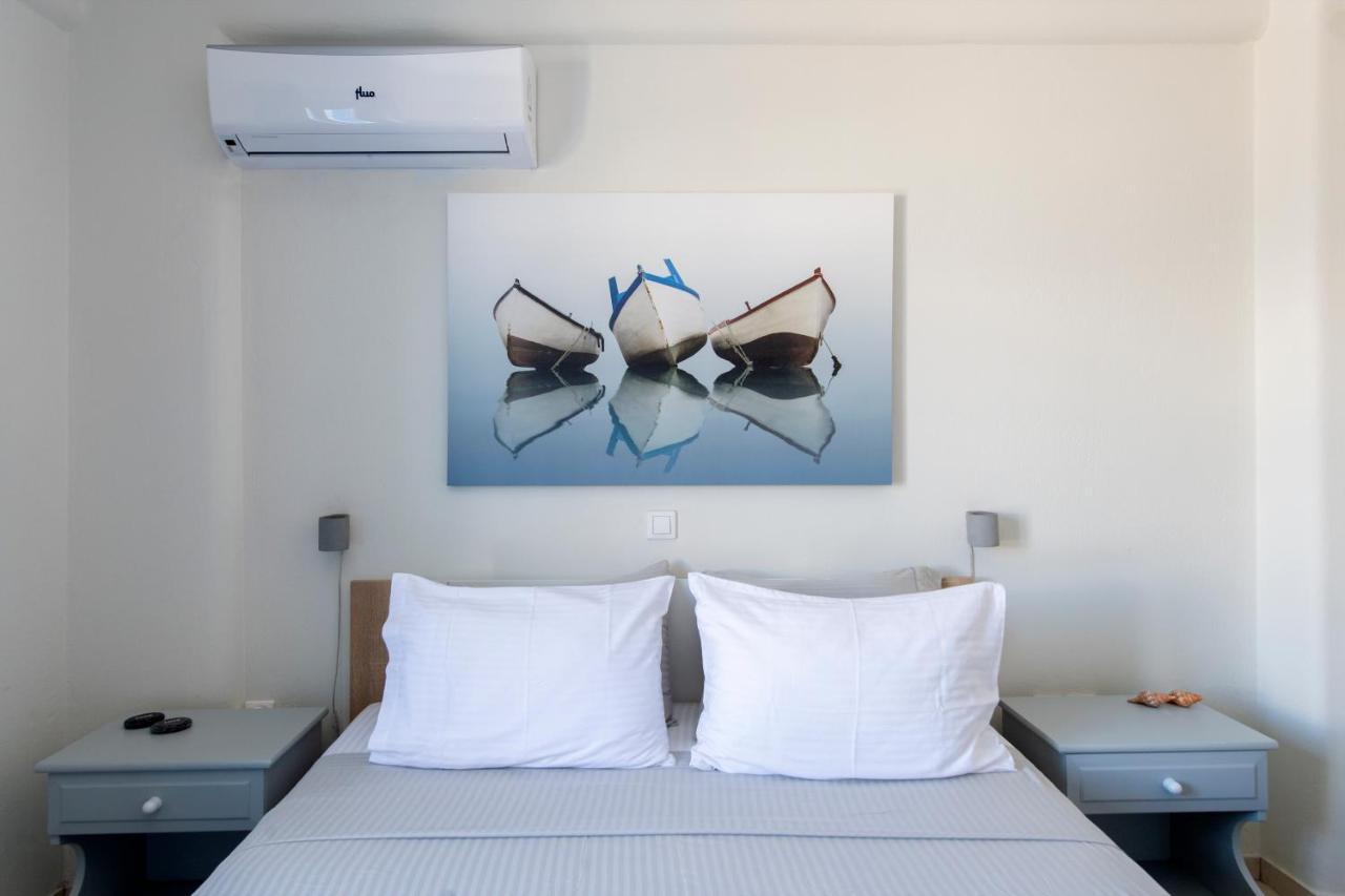 Just Blue With Amazing Sea Views In Piso Livadi Villa Luaran gambar