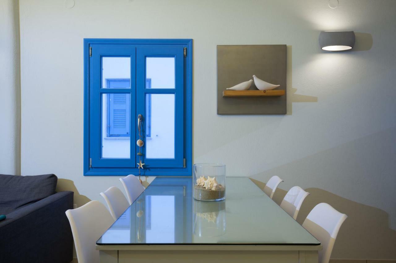 Just Blue With Amazing Sea Views In Piso Livadi Villa Luaran gambar