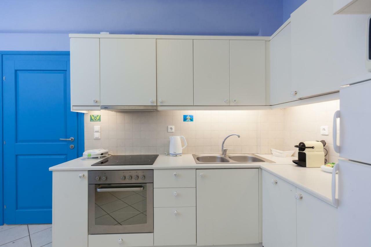 Just Blue With Amazing Sea Views In Piso Livadi Villa Luaran gambar