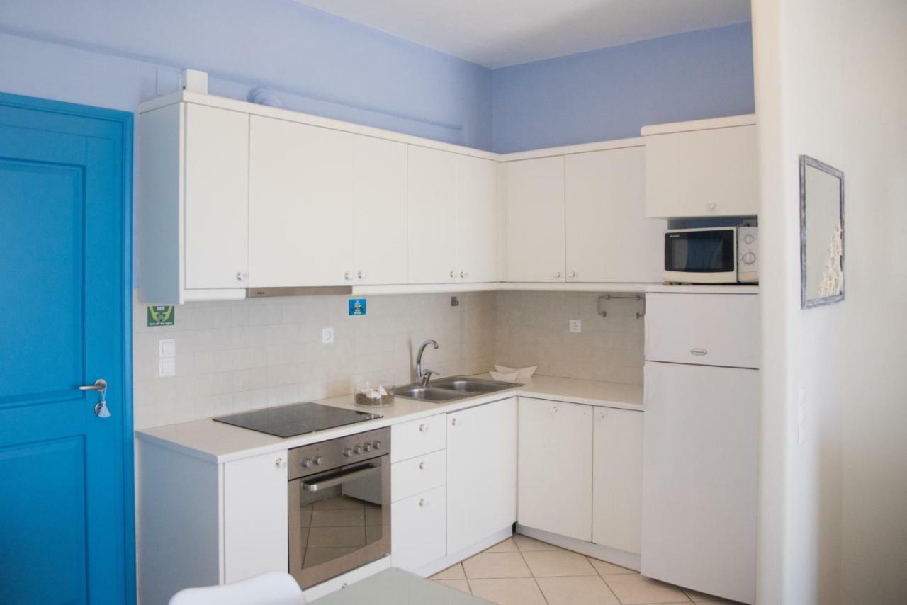 Just Blue With Amazing Sea Views In Piso Livadi Villa Luaran gambar