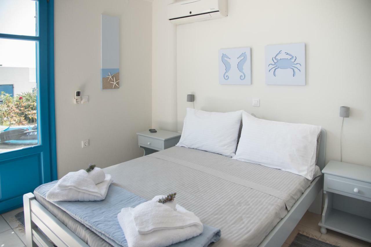 Just Blue With Amazing Sea Views In Piso Livadi Villa Luaran gambar