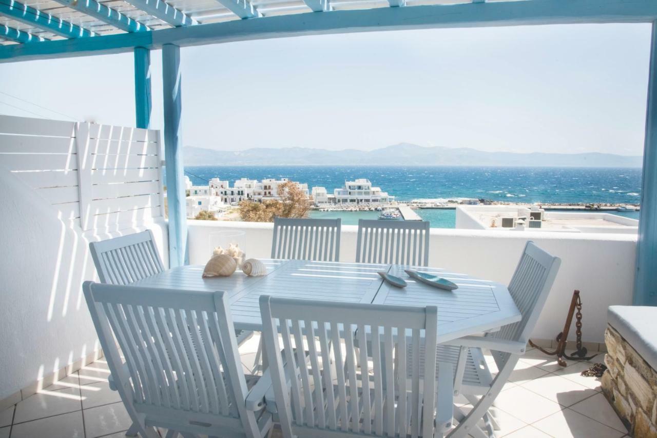 Just Blue With Amazing Sea Views In Piso Livadi Villa Luaran gambar